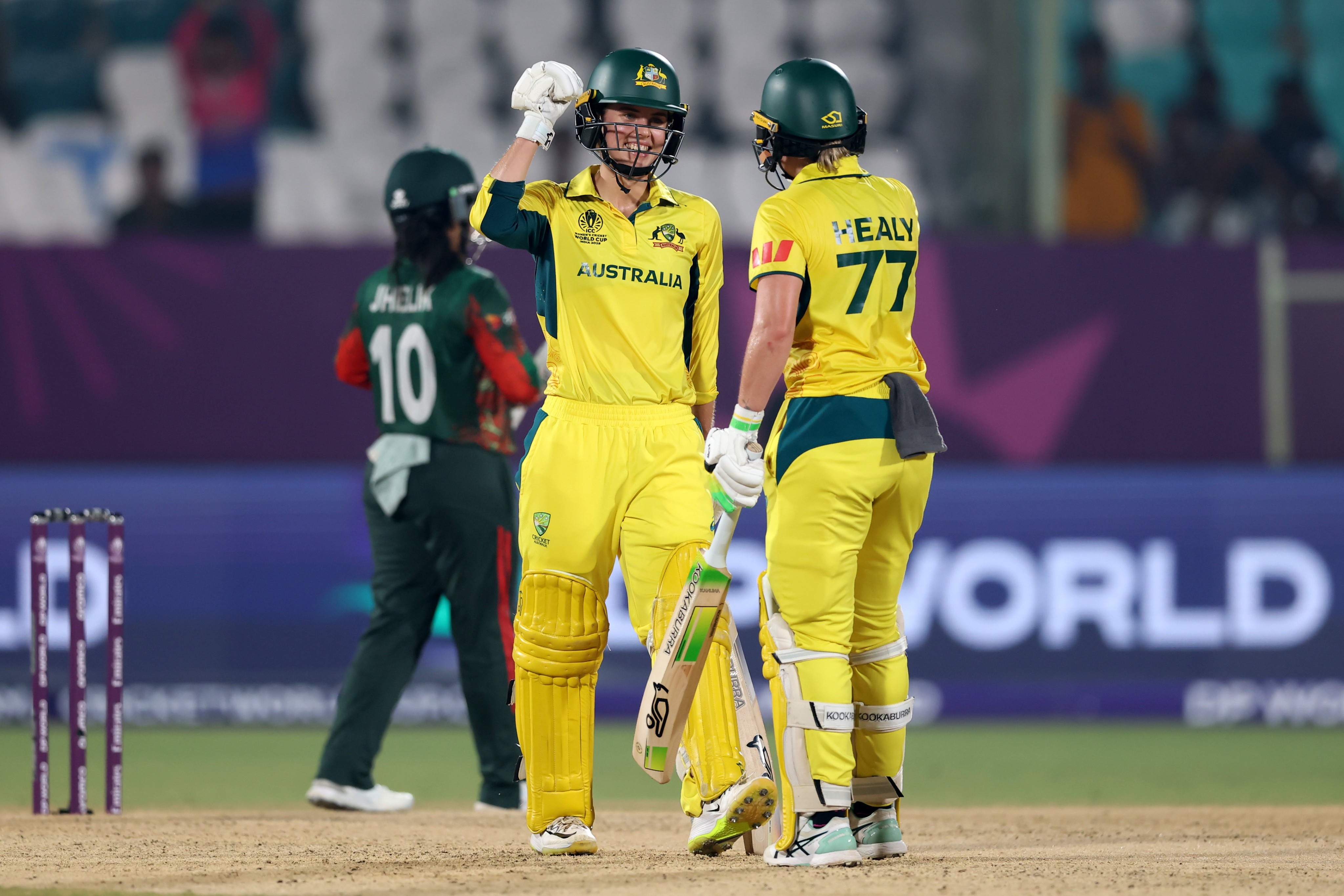 Alyssa Healy Century Powers Australia Women to 10-Wicket Win Over Bangladesh in Vishakhapatnam