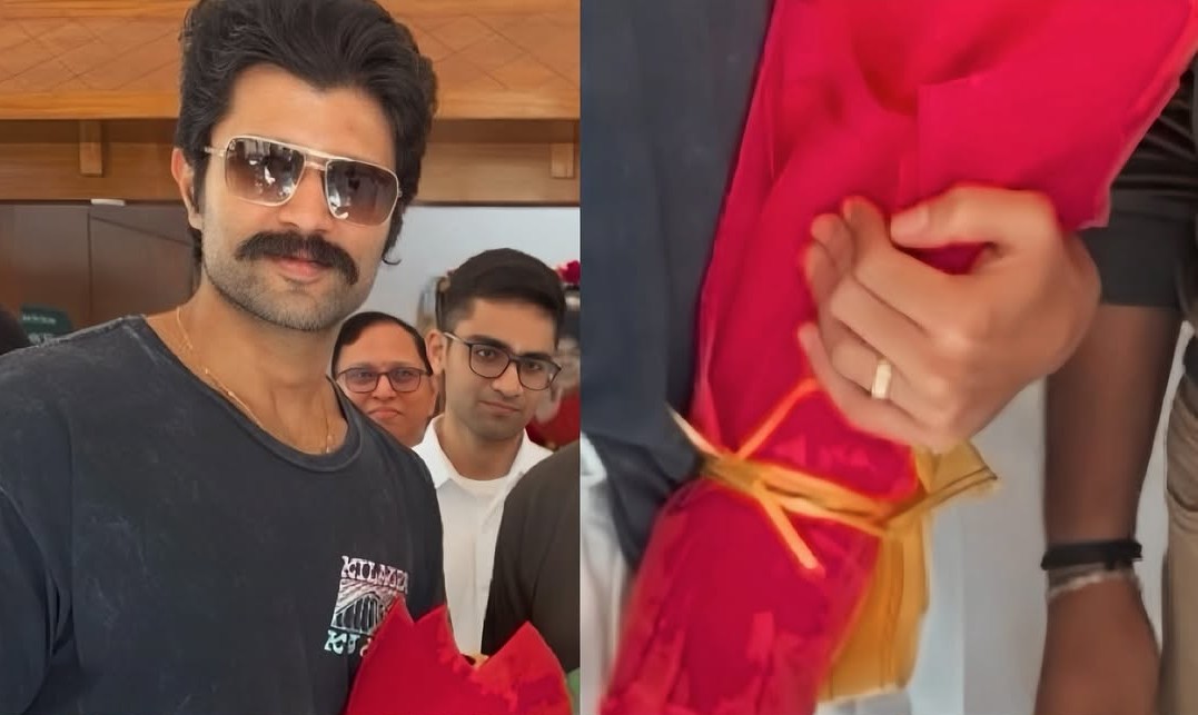 Vijay Deverakonda Goes Official With Rashmika Mandanna, Flaunts Engagement Ring