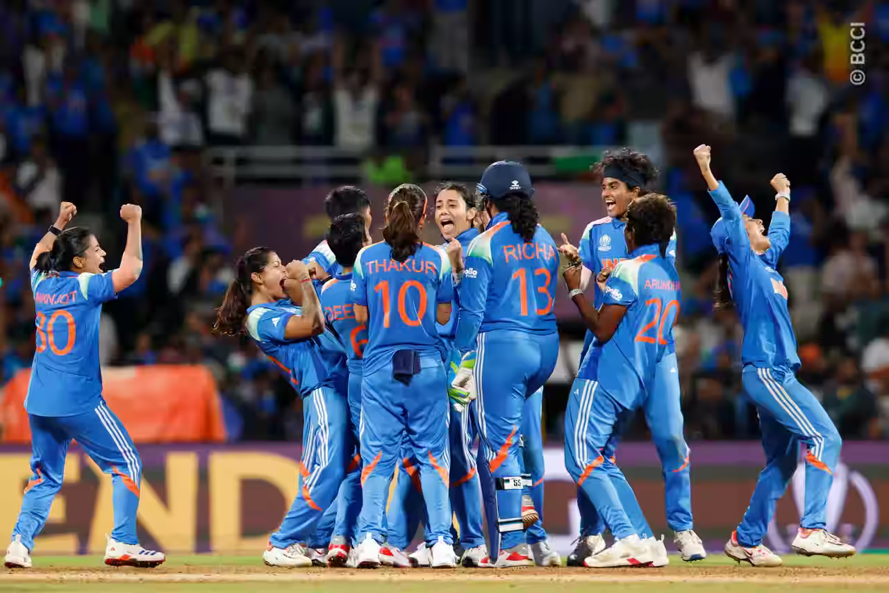 India Women End 52-Year Wait to Lift Maiden ODI World Cup; Shafali Verma & Deepti Sharma Star in Historic Final Win